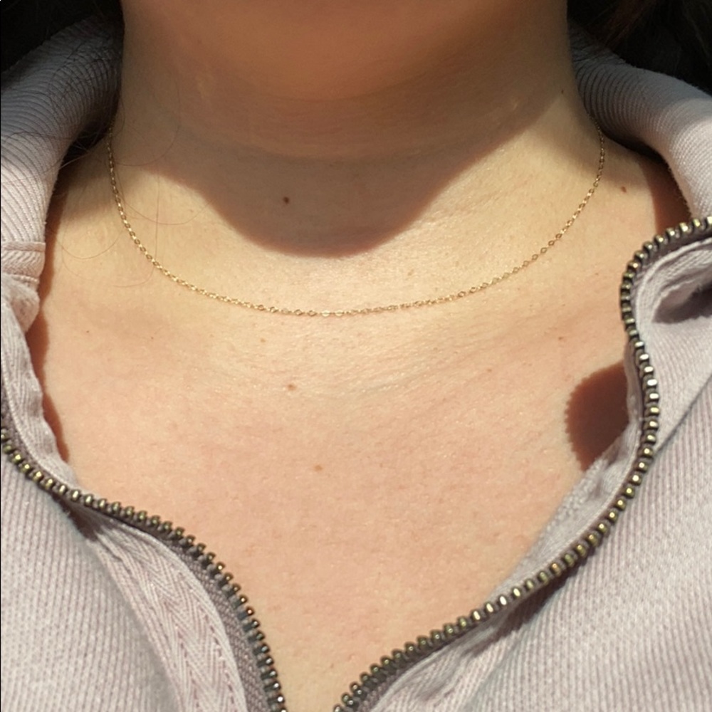16in 10K yellow gold cable chain